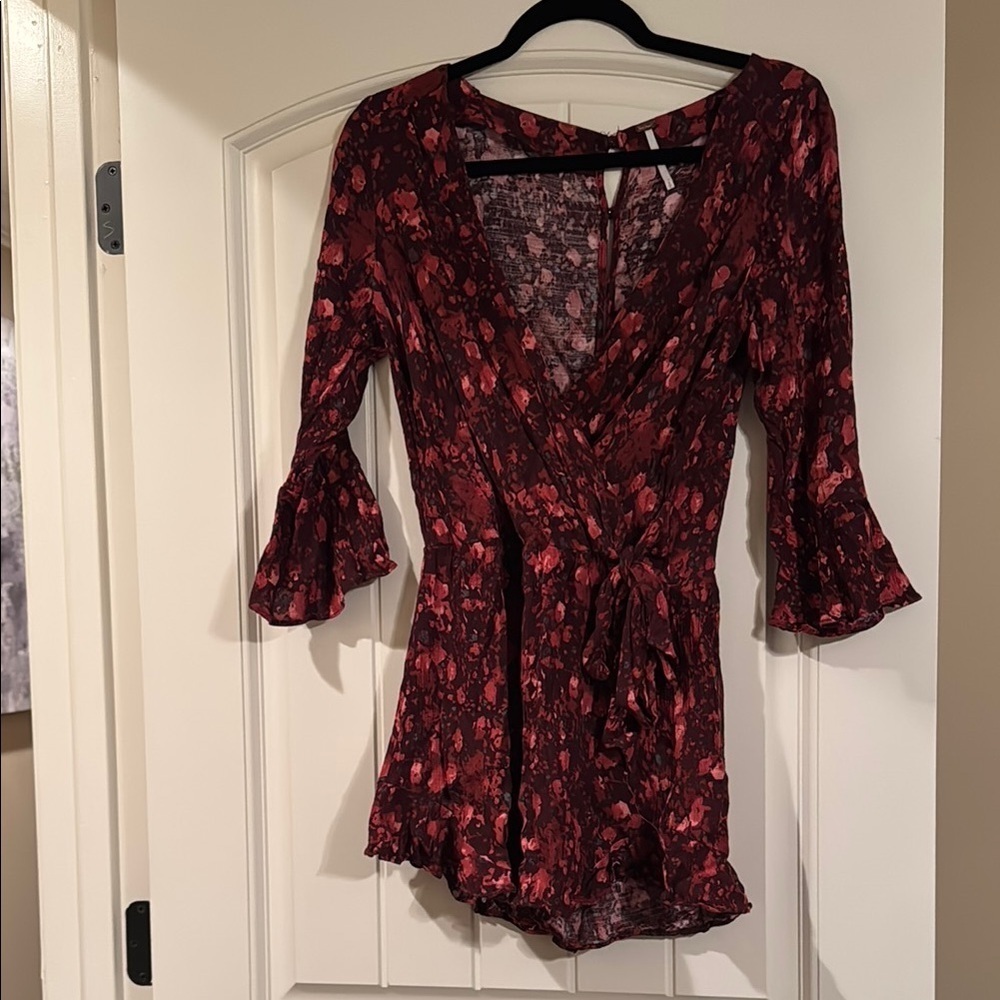 Free People Wrap Romper Size S